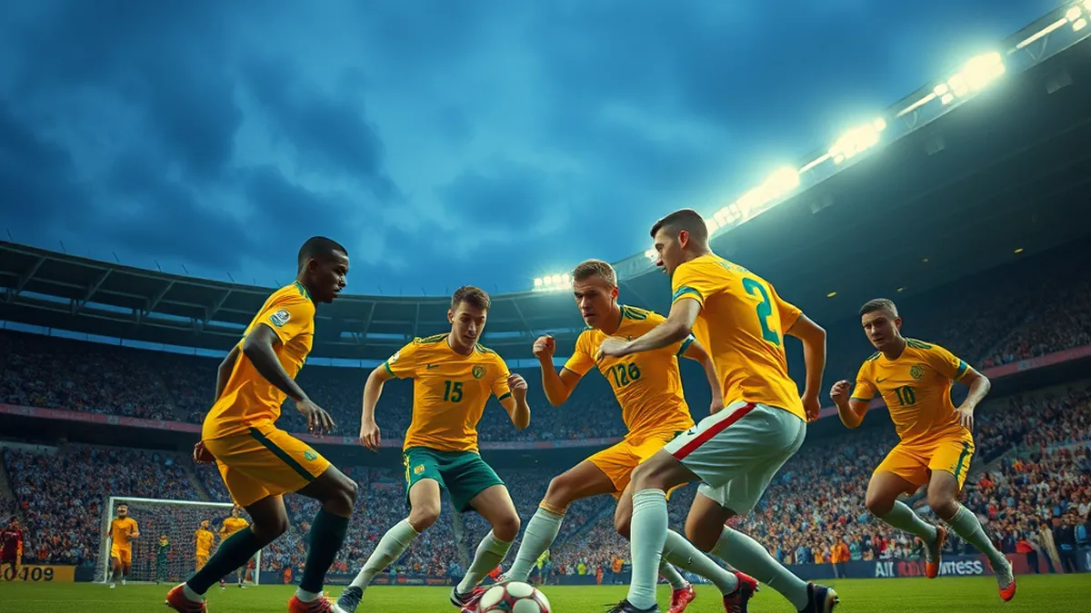 Australia national football team Socceroos face Paraguay in World Cup